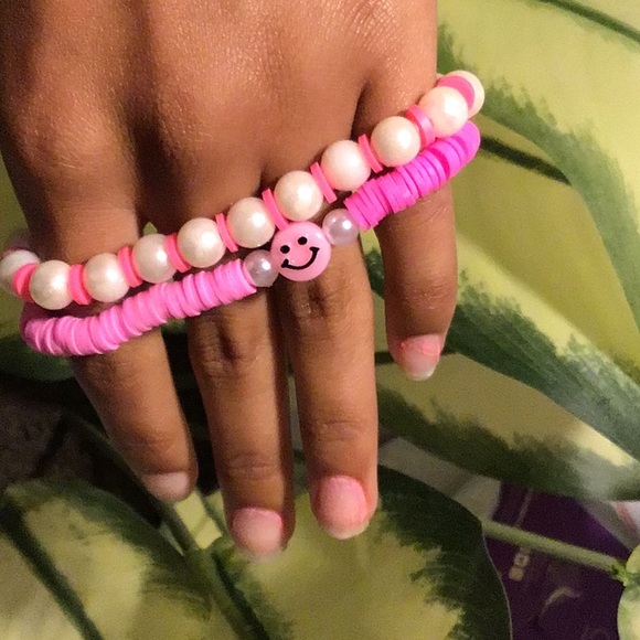 Clay bead bracelet - Picture 6 of 6